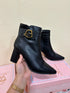 Women Elegant High Quality Ankle Pointed Toe Boots